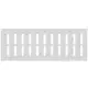 Metallgitter verstellbar 400x150mm weiß - MR4015R - RAL9016