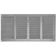 Metallgitter 400x200mm grau - MR4020P