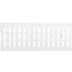 Metallgitter verstellbar 500x200 weiß - MR5020R - RAL9016