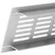 Sockelgitter Aluminium Silber 300x40mm RA430S