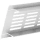 Sockelgitter Aluminium Weiß 500x60mm RA650