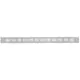 Sockelgitter Aluminium Silber 500x40mm RA450S