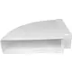 Bogen für Flachkanal 90° Kunststoff Horizontal 220x55mm KLH25-90