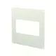 Rechteckige Wandplatte Kunststoff 110x55 KF