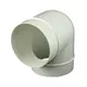 Bogen 90° Kunststoff Ø 100 mm AL100-90