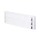 Außenwandgitter für Oberflächenmontage 300mm x 100mm WEISS