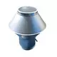 Capuchon déflecteur rond 200 mm (acier inoxydable / INOX)