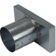 Deckel 220x80 mm mit Anschlussdurchmesser 80 mm für Abgasrohr