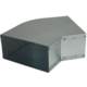 Biegung 45 Grad 220x80 mm horizontal für Kanalisation