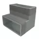 Thermoduct-Bogen 90 Grad 170x80 vertikal für Rohrleitungen