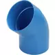 Wavin Ventiza 45 Grad Bogen PVC rund mit Durchmesser 160 mm M/S