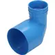 Wavin Ventiza Endstück 90 Grad PVC rund 125x80x100 mm M/M