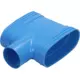 Wavin Ventiza T-Stück PVC oval 195x80 mm M/M/M