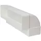 Bogen für Flachkanal 90° Kunststoff Vertikal 220x55mm KLV25-90