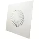 Dralldiffusor, feststehend, quadratisch 500 mm - SWS500 RAL9010