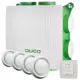 DucoBox Silent 2.0 400 m³/h + RF-Steuerung + 4 Ventile - Sicherheitsstecker