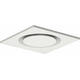 Runder Deckenluftdurchlass aus Stahl für Zu- und Abluft 595x595 mm - 200 mm - RAL 9010