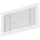 Aluminium-Stabgitter - mit Reibungsfedern - 400x150 mm - RAL 9016