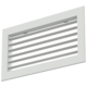 Einfach verstellbares Wandgitter aus Aluminium - mit Reibungsfedern - 200x100 mm - RAL 9016