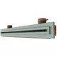 Ergovent verputzbarer rahmenloser Schlitzdurchlass 1000 mm mit Anschlussdurchmesser 75 mm - Standard