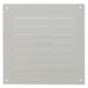 Außengitter quadratisch 150x150mm Aluminium - RAL9010