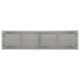 Wandgitter 500x150mm Aluminium - unbeschichtet