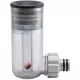 Wasserloser, versenkter Siphon für den Kondensatabfluss.