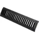ClimaConnect-Kanalgitter, doppelt verstellbar, 525 × 75 mm, für Rohre von 160 bis 400 mm – RAL 9005