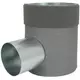 Thermoduct Ventilanschluss Ø 150mm nach Ø 80 mm