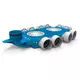 Uniflexplus zusammengesetzter Verteiler 10x Ø90mm mit vertikaler Tülle Ø125mm