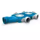 Uniflexplus zusammengesetzter Verteiler 5x Ø90mm mit horizontaler Tülle Ø125mm
