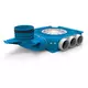 Vent-Axia Uniflexplus zusammengesetzter 9 x Ø69mm mit vertikalem Tülle Ø125mm