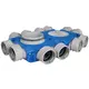 Uniflexplus Subverteilerbox 12x Ø 90 mm mit Tülle  Durchmesser 125