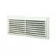 Lüftungsgitter rechteckig mit Grill Weiß 130x300mm VR1330
