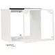 Extension Air 70 blanc RAL9010 - épaisseur du mur 400-450 mm