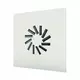 Dralldurchlass 600x600 quadratisch mit 12 verstellbaren Leitschaufln - Mischfarbe RAL 9010