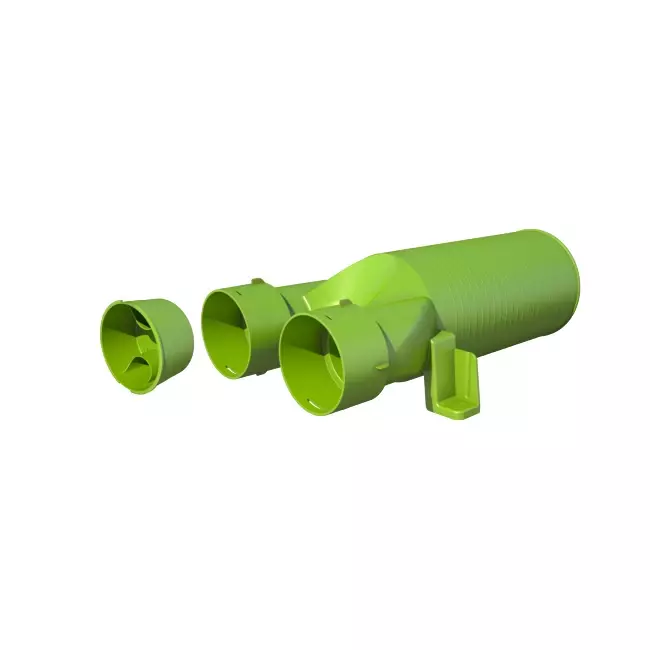 Ubbink Air Excellent 34C Ventiladapter 125 2x180°