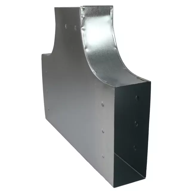 T-Stück 90 Grad 170x80 mm - 170x80 mm für Rohrleitungen