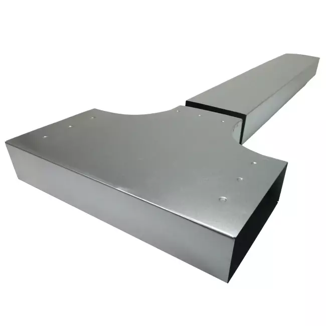 T-Stück 90 Grad 170x80 mm - 170x80 mm für Rohrleitungen