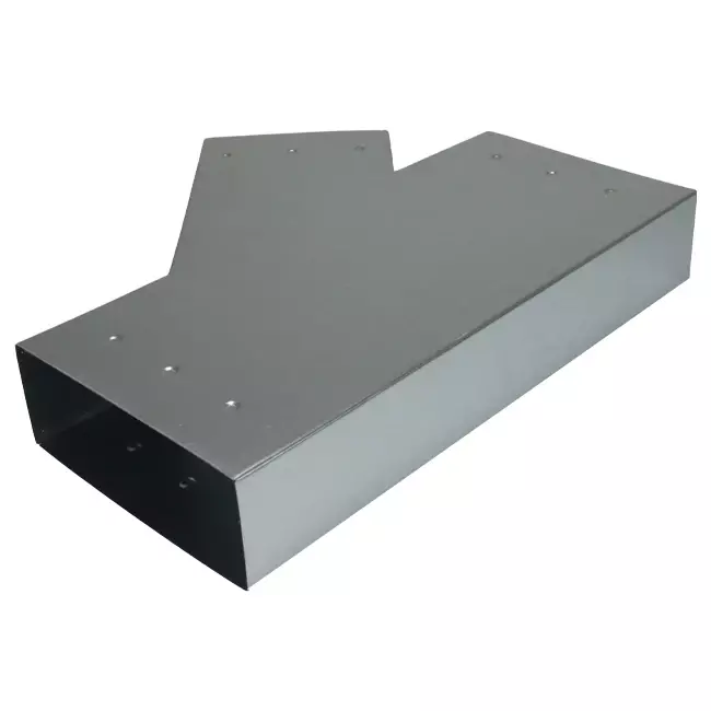 T-Stück 45 Grad 220x80 mm - 170x80 mm für Rohrleitungen