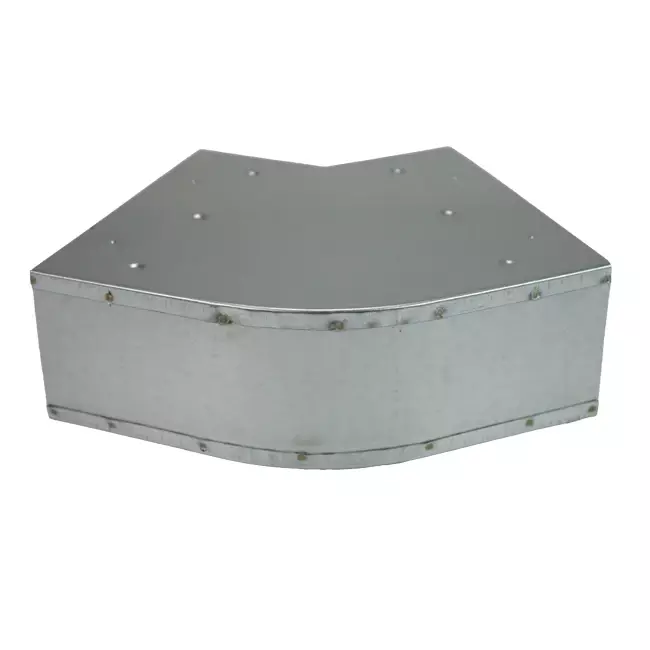 Biegung 45 Grad 170x80 mm horizontal für Kanalisation