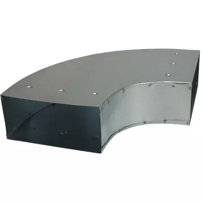 Biegung 90 Grad 170x80 mm waagerecht für Kanalisation