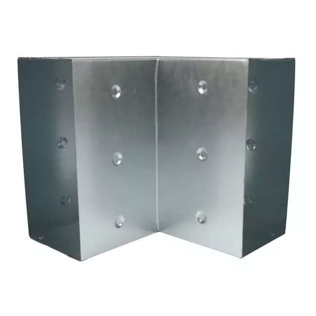 Biegung 90 Grad 170x80 mm vertikal für Gießrinne