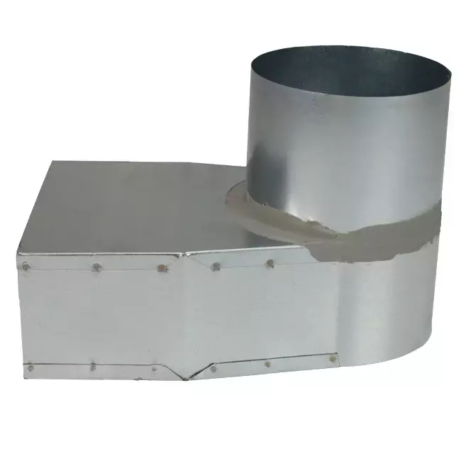 Schieferwinkel 170x80 mm bis Durchmesser 125 mm für Rohrleitungen