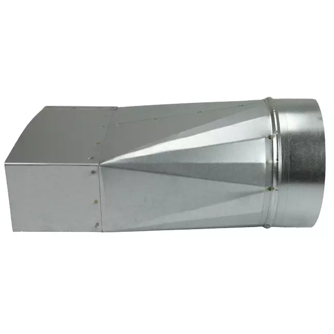 Adapter 170x80 mm auf 160 mm Durchmesser für Rohrleitungen