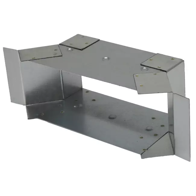 Seitenanschluss 170x80 mm für Abgasrohr
