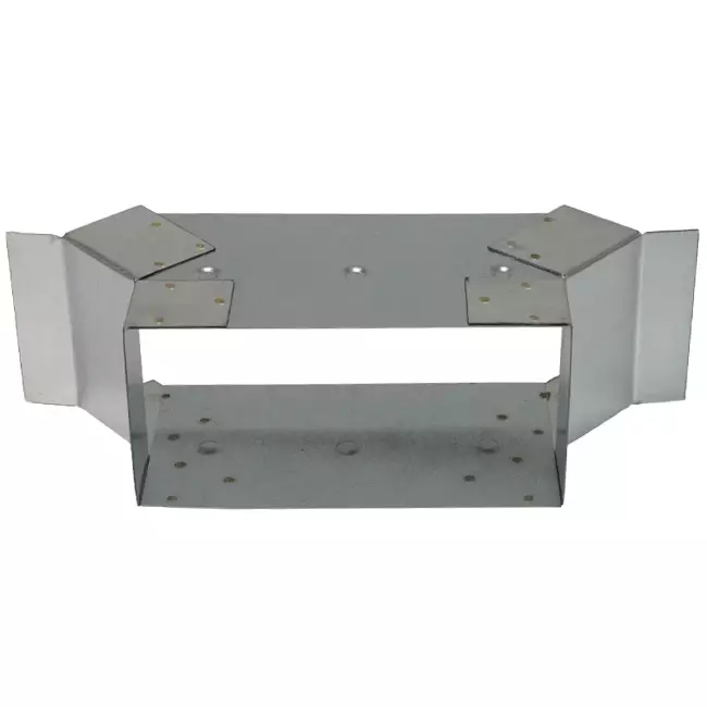 Seitenanschluss 170x80 mm für Abgasrohr