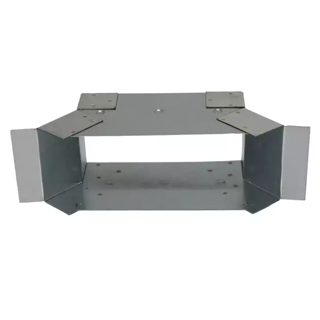 Seitenanschluss 170x80 mm für Abgasrohr