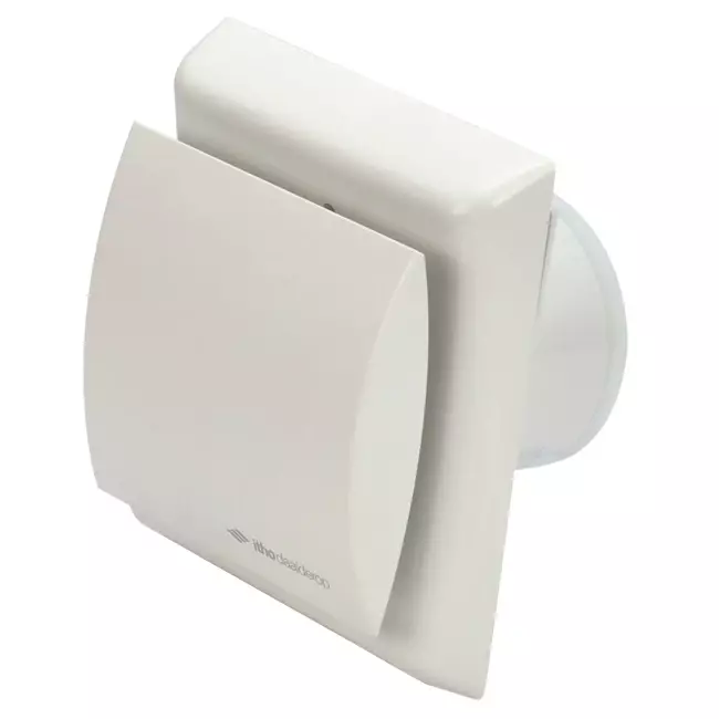 Itho Daalderop Badlüfter Ø 100 mm- weiß mit Timer BTV-N201 T