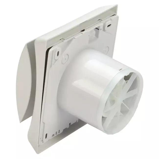 Itho Daalderop Badlüfter Ø 100 mm- weiß mit Timer BTV-N201 T